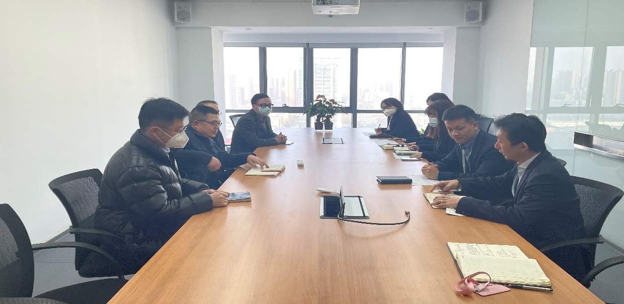 長安財通與陜西金融資產(chǎn)管理股份有限公司、融創(chuàng)西北公司座談交流